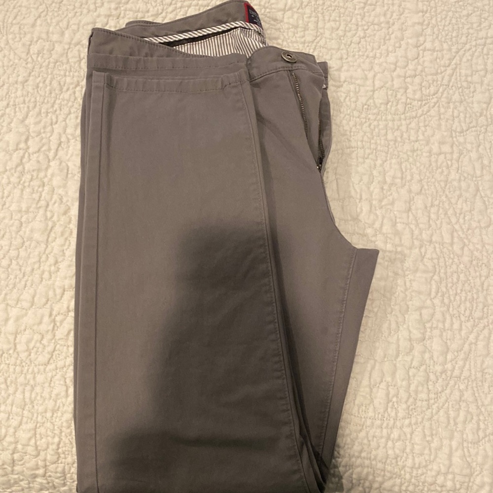 UNTUCKIT Mens Chinos Casual Pants 34/30 Grey